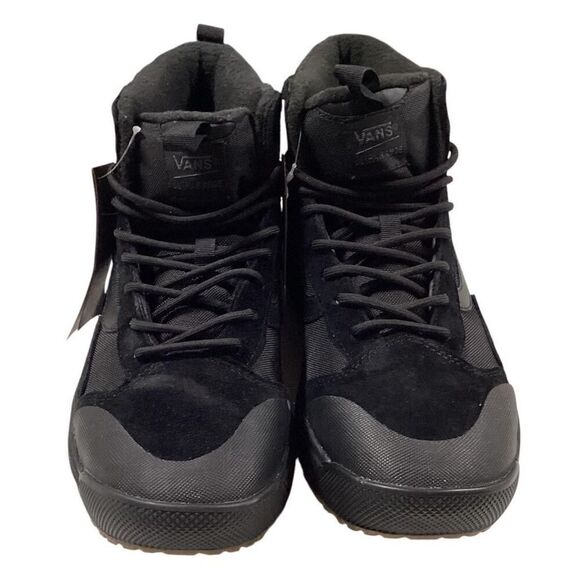 Vans Hiking Boots Men 9 Black Ultrarange EXO Hi MTE 1 Suede Lace Up Sneaker NEW